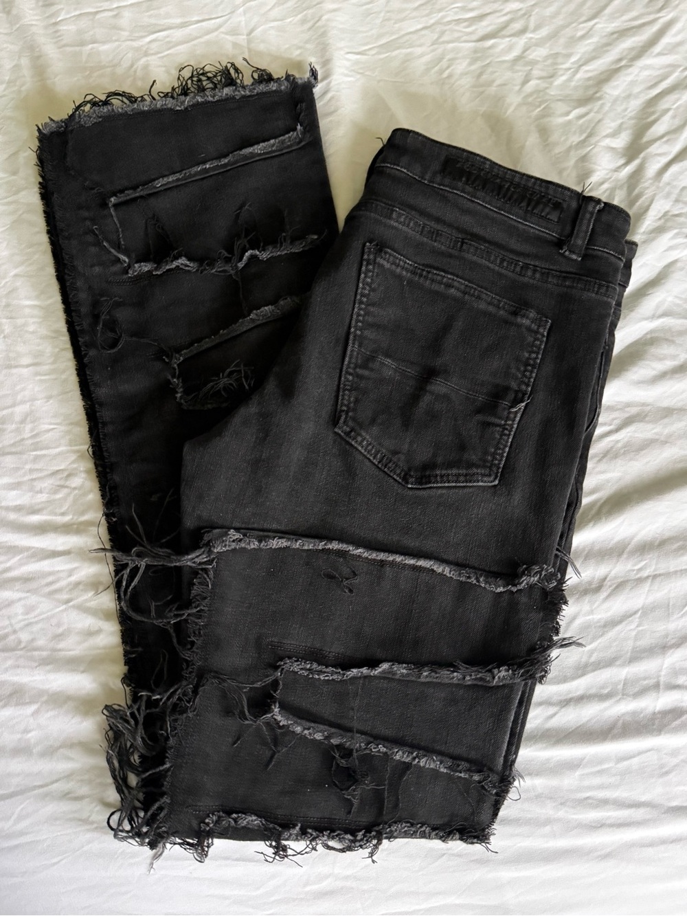 Rockstar Original Black Stacked Flare Jeans